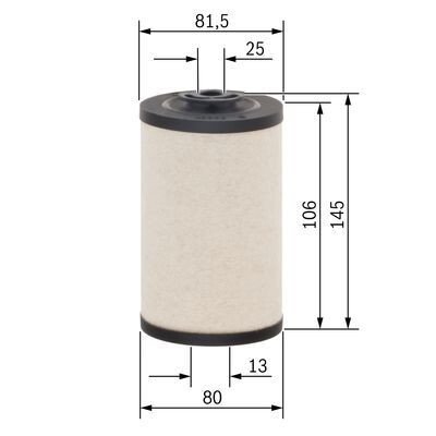 Filtro de combustível BOSCH 1 457 431 326