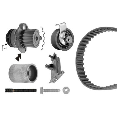 Bomba de água + kit de correia dentada