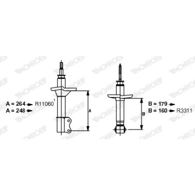 Amortecedor MONROE R11060