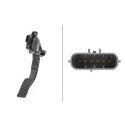 Sensor, posição do pedal do acelerador