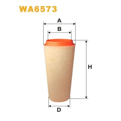 Filtro de ar WIX WA6573