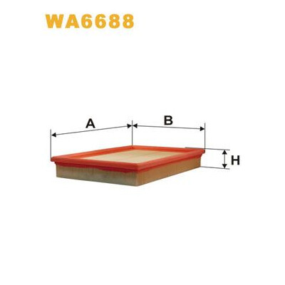 Filtro de ar WIX WA6688