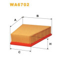 Filtro de ar WIX WA6702