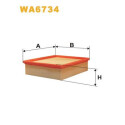 Filtro de ar WIX WA6734