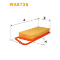 Filtro de ar WIX WA6738