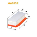 Filtro de ar WIX WA9830