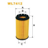 Filtro de óleo WIX WL7412