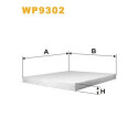 Filtro de ar de cabine WIX WP9302