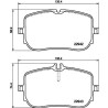 Jogo de pastilhas de freio HELLA 8DB 355 040-161