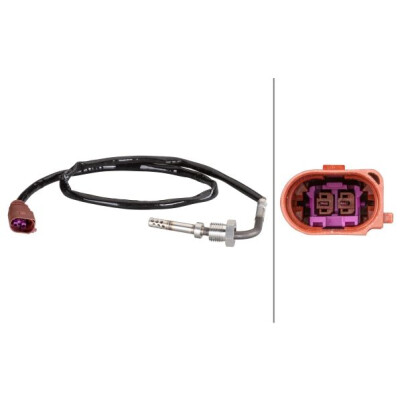 Sensor, temperatura dos gases de escape HELLA 6PT 010 376-111