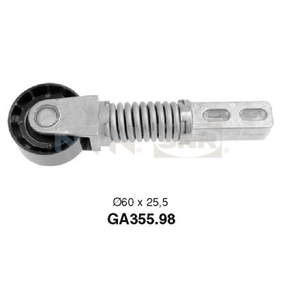 Polia tensora, correia trapezoidal estriada SNR GA355.98