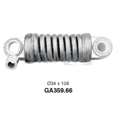 Polia tensora, correia trapezoidal estriada SNR GA359.66