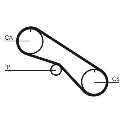 Correia dentada CONTINENTAL CTAM CT1082
