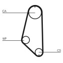 Correia dentada CONTINENTAL CTAM CT720