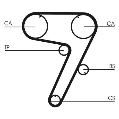 Correia dentada CONTINENTAL CTAM CT931
