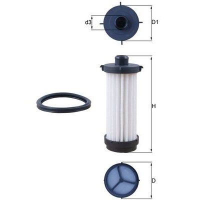 Filtro hidráulico, transmissão automática NAGARES HX 232D