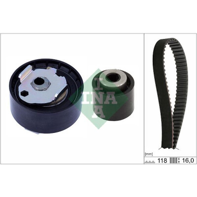 Conjunto de correia dentada INA 530 0856 10