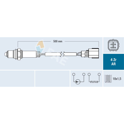 Sonda Lambda FAE 75618