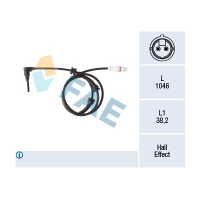 Sensor de rotações da roda FAE 78264