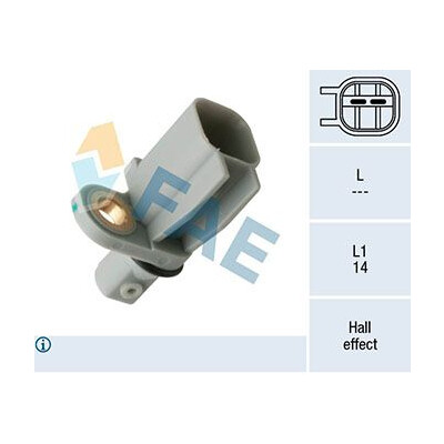 Sensor de rotações da roda FAE 78450