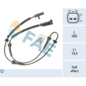Sensor de rotações da roda FAE 78635