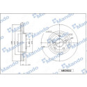 Disco de freio MANDO MBC030212