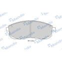Conjunto de pastilhas de freio MANDO MBF015001