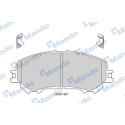 Conjunto de pastilhas de freio MANDO MBF015287