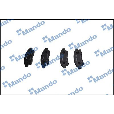 Conjunto de pastilhas de freio MANDO RMPT04