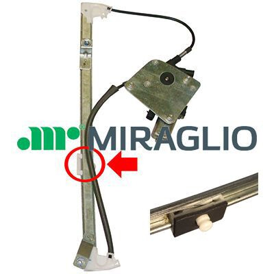 Regulador de janela MIRAGLIO 30/7149