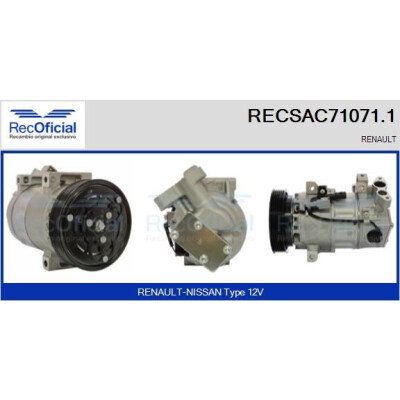 Compressor, ar condicionado RECOFICIAL RECSAC71071.1