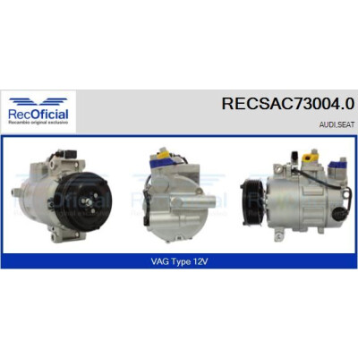 Compressor, ar condicionado RECOFICIAL RECSAC73004.0