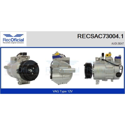 Compressor, ar condicionado RECOFICIAL RECSAC73004.1
