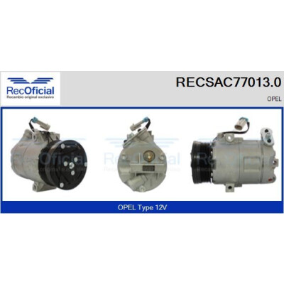 Compressor, ar condicionado RECOFICIAL RECSAC77013.0