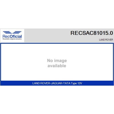 Compressor, ar condicionado RECOFICIAL RECSAC81015.0