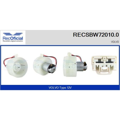 Ventilador de cabine RECOFICIAL RECSBW72010.0