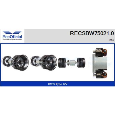 Ventilador de cabine OFICIAL RECSBW75021.0