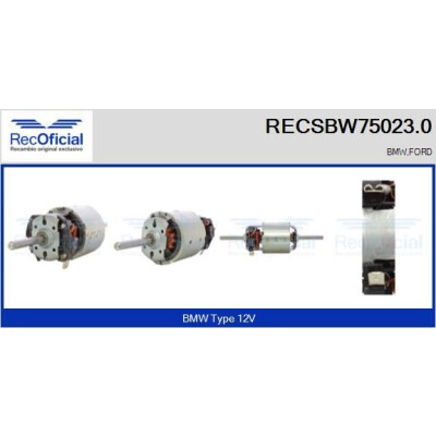Ventilador de cabine OFICIAL RECSBW75023.0