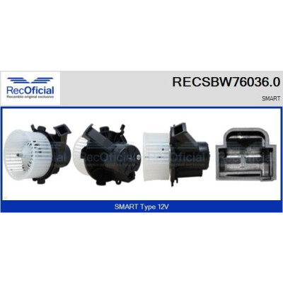 Ventilador de cabine RECOFICIAL RECSBW76036.0