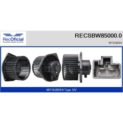 Ventilador de cabine OFICIAL RECSBW85000.0