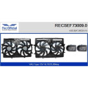 Motor elétrico, ventilador do radiador RECOFICIAL RECSEF73009.0