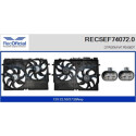 Motor elétrico, ventilador do radiador RECOFICIAL RECSEF74072.0