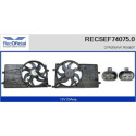 Motor elétrico, ventilador do radiador RECOFICIAL RECSEF74075.0