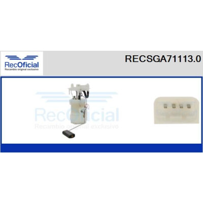 Unidade de abastecimento de combustível RECOFICIAL RECSGA71113.0