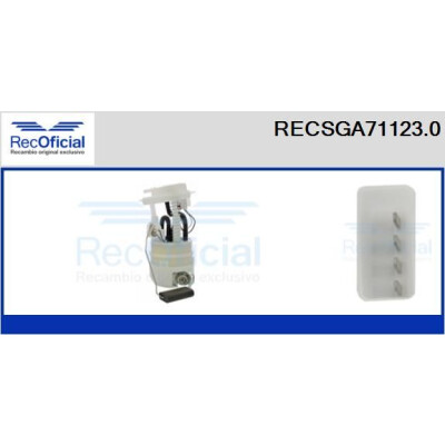 Unidade de abastecimento de combustível RECSGA71123.0