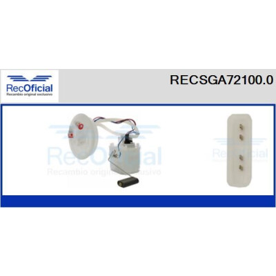 Unidade de abastecimento de combustível RECOFICIAL RECSGA72100.0