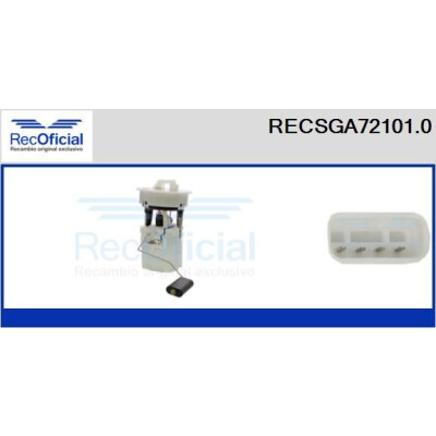 Unidade de abastecimento de combustível RECOFICIAL RECSGA72101.0