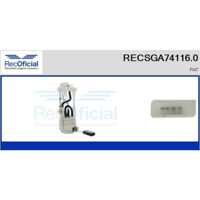 Unidade de abastecimento de combustível RECOFICIAL RECSGA74116.0