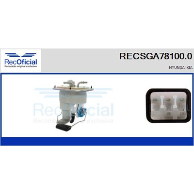 Unidade de abastecimento de combustível RECSGA78100.0