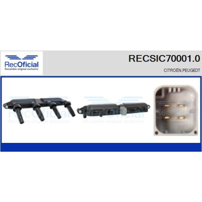 Bobina de ignição RECOFICIAL RECSIC70001.0